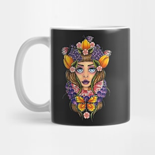 Spring flowers sticker Mug